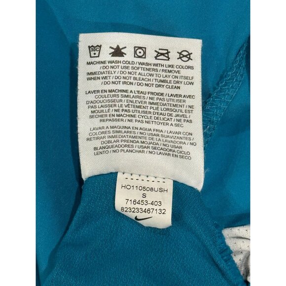 Nike Dri-Fit Athletic Shorts Women’s Size S Blue Lined Mesh Sides Running - Picture 10 of 10